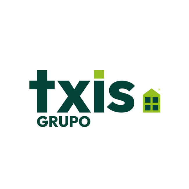 Logótipo grupo Txis em fundo branco.